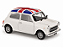 Mini Cooper 1300 (UK Flag) 1:24 Welly Creme - Imagem 6
