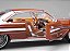 Chevrolet Impala Hardtop Lowrider 1961 1:18 Sunstar Laranja - Imagem 9