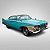 Plymouth Fury Open Convertible 1960 1:18 Sunstar Azul - Imagem 1