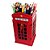 Porta Lápis e Caneta Cabine Telefônica Londres MDF - Organizador Escritório Vintage - Imagem 1