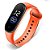 Relógio Led Pulso Digital Esporte A prova D'agua Bracelete Laranja - Imagem 1