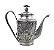 Bule de Chá Antigo | Prata-de-lei Indiana - Imagem 1