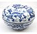 Caixa de Porcelana Azul e Branco | Período Guangxu - Imagem 3