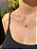 Colar Ponto de luz Vermelho Feminino Prata 925 - Imagem 2