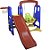 Playground Happy Aby 3X1 Escorregador - Balanço E Basquete - Imagem 1