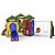 Playground Aventura Com Tubo III Com Jogo Da Velha, Balanço E Telhados - Imagem 1