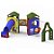 Playground Aventura Com Tubo II Com Jogo Da Velha, Balanço E Telhados - Imagem 1