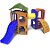 Playground Big Star II Com Escorregador Tubo E Telhado - Imagem 1