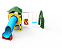 Play Tubo Max I Com Balanço Acessível E Telhados - Imagem 1