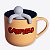 CANECA 350ML C/ INFUSOR P/ CHÁ GARFIELD - Imagem 3