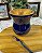 Kit Chimarrão Madeira Azul Petróleo + Bomba Inox c\N.Senhora - Imagem 3