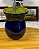 Kit Chimarrão Madeira Azul Petróleo + Bomba Inox c\N.Senhora - Imagem 1