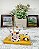 Caneca Vidro c Pires,“Pure Milk”+Colher–Detalhe 3D Vaquinha - Imagem 2