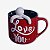 Caneca c/ Infusor - Casal Mouse 350ml - Imagem 3