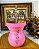 Kit Chimarrão - Cuia rosa, floral c/ bomba inox de miçangas - Imagem 6