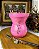 Kit Chimarrão - Cuia rosa, floral c/ bomba inox de miçangas - Imagem 4