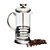 Cafeteira Francesa Prensa Cremeira Cafe de Inox e Vidro 350 ml - Imagem 6