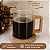 Caneca de Vidro com Alça de Bambu 350ml - Imagem 4