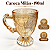 Caneca de Vidro Âmbar Milão 190ml Trabalhada - Imagem 2