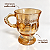 Caneca de Vidro Âmbar Trabalhada 142ml Café e Chá - Imagem 2