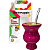 Kit Cuia Infantil Madeira Fúcsia com Bomba 15cm - Imagem 1