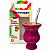 Kit Cuia Infantil Madeira Fúcsia com Bomba 15cm - Imagem 5
