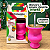 Kit Cuia Infantil Madeira Rosa Neon com Bomba 15cm - Imagem 4