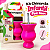 Kit Cuia Infantil Madeira Pink Neon com Bomba 15cm - Imagem 2