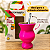 Kit Cuia Infantil Madeira Pink Neon com Bomba 15cm - Imagem 3
