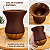 Cuia de Madeira Premium Marrom Chocolate Fosca - Imagem 3