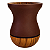Cuia de Madeira Premium Marrom Chocolate Fosca - Imagem 5