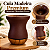 Cuia de Madeira Premium Marrom Chocolate Fosca - Imagem 2