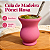 Cuia de Madeira Pônei Rosa Claro Fosca para Chimarrão - Imagem 2