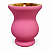 Cuia de Madeira Pônei Rosa Claro Fosca para Chimarrão - Imagem 5