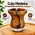Cuia Bago Premium Invertida Branca Fosca Madeira - Imagem 2
