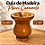 Cuia de Madeira Pônei Caramelo para Chimarrão Médio - Imagem 2