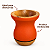 Cuia Bago Premium Laranja Fosca Madeira para Chimarrão - Imagem 3
