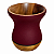 Cuia Bago Premium Marsala Fosca Madeira para Chimarrão - Imagem 5
