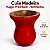 Cuia Bago Premium Vermelha Madeira para Chimarrão Médio - Imagem 2