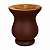 Cuia Pônei Marrom Chocolate Fosca Detalhe Amadeirado - Imagem 5