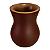 Cuia Getulhinho Marrom Chocolate Fosca para Chimarrão - Imagem 1