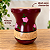 Cuia Bago Marsala com Flores Pintada à Mão Artesanal - Imagem 4