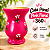 Cuia Pônei Pink com Flores Brancas Pintada à Mão - Imagem 2