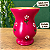 Cuia Pônei Pink com Flores Brancas Pintada à Mão - Imagem 3