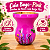 Cuia Bago Pink Jardim e Beija Flor Pintada à Mão - Imagem 2