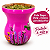 Cuia Bago Pink Jardim e Beija Flor Pintada à Mão - Imagem 3