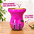Cuia Bago Pink Jardim e Beija Flor Pintada à Mão - Imagem 4