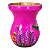 Cuia Bago Pink Jardim e Beija Flor Pintada à Mão - Imagem 1