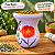 Cuia Bago Lilás Flor Laranja Pintada à Mão Artesanal - Imagem 4