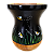 Cuia Bago Premium Preta Lavandas e Abelhas Pintada à Mão - Imagem 5
